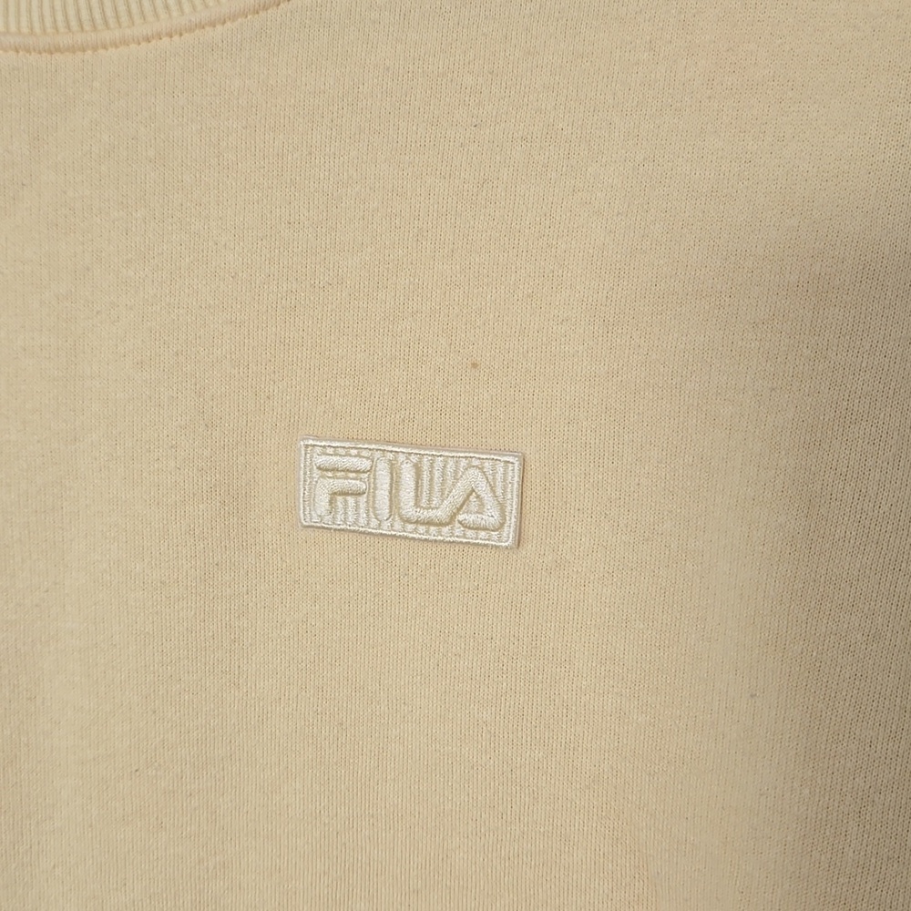 Fila | Butter Yellow Crew Neck Sweatshirt Size Large - Picture 5 of 8